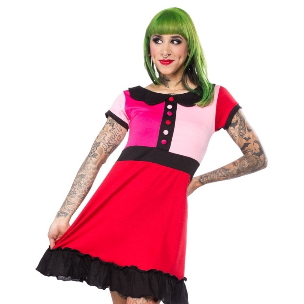 NEW Jessica Louise darling doll dress L Sourpuss